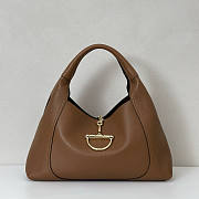 Gucci Softbit Maxi Shoulder Bag Brown 46x26x16cm - 1