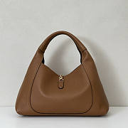 Gucci Softbit Maxi Shoulder Bag Brown 46x26x16cm - 4