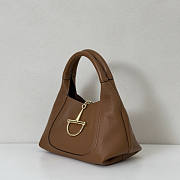 Gucci Softbit Medium Top Handle Bag Brown 27.5x21x16cm - 5