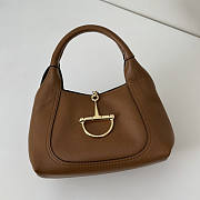 Gucci Softbit Medium Top Handle Bag Brown 27.5x21x16cm - 4