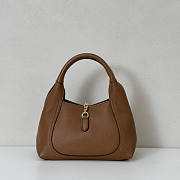 Gucci Softbit Medium Top Handle Bag Brown 27.5x21x16cm - 3