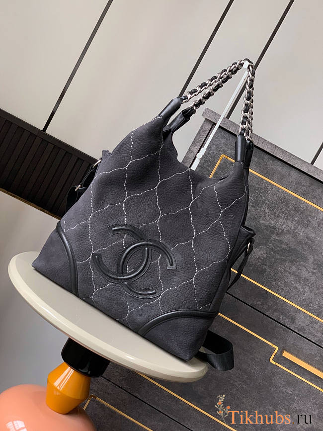 Chanel Rodeo Black Hobo Bag 36cm - 1