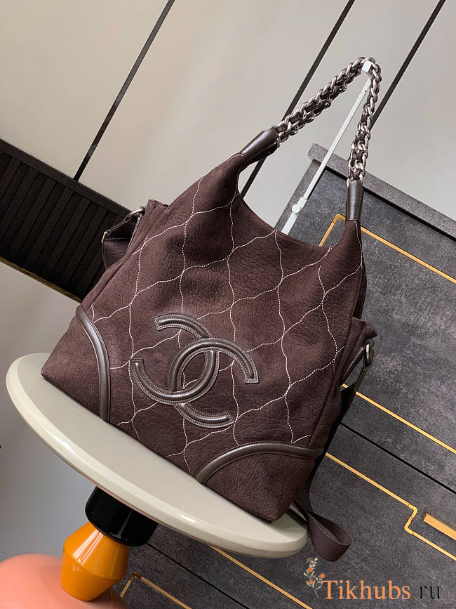 Chanel Rodeo Brown Hobo Bag 36cm - 1