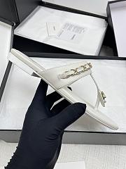 Chanel White Slides 10 - 4
