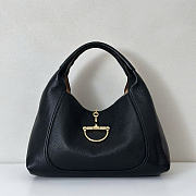 Gucci Softbit Maxi Shoulder Bag Black 46x26x16cm - 1