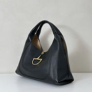 Gucci Softbit Maxi Shoulder Bag Black 46x26x16cm - 4