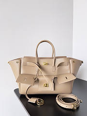 Balenciaga Bel Air Medium Carry All Bag Beige Gold 36.9x28.9x16cm - 1