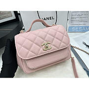 Chanel Business Affinity Bag Caviar Pink Gold 19x14x7cm - 2