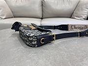 Dior Streetchic Small Bag Oblique Blue 24x12.5x5cm - 6