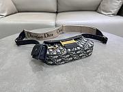 Dior Streetchic Small Bag Oblique Blue 24x12.5x5cm - 5