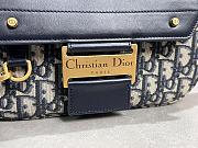 Dior Streetchic Small Bag Oblique Blue 24x12.5x5cm - 2