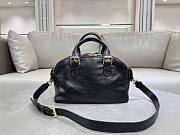 Dior Grand Tour Small Bowling Bag Black 28x19x9.5cm - 6