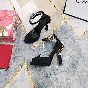 Dolce & Gabbana Crystal Pearl Heel Black 11cm - 3