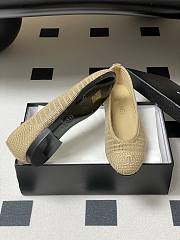 Chanel Flats Raffia Beige - 5