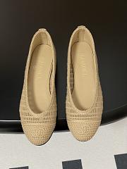 Chanel Flats Raffia Beige - 3