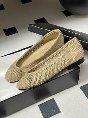 Chanel Flats Raffia Beige - 2