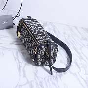 Dior East West Blue Oblique Bag 27x11x10cm - 5