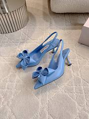 Jimmy Choo Staz Slingback 70 Dusty Blue Pumps - 2