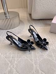 Jimmy Choo Staz Slingback 70 Dusty Black Pumps - 1
