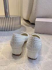 Jimmy Choo Elme 45 White Pearl Satin Pumps - 4