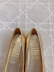 Jimmy Choo Elme Flat Gold Metallic - 3