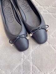 Jimmy Choo Elme Flat Black - 6