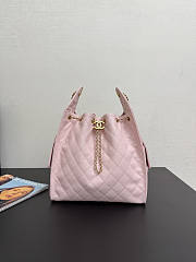 Chanel Medium 25C Hobo Bag Pink Caviar Gold 40x30x15cm - 1