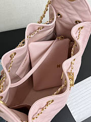 Chanel Medium 25C Hobo Bag Pink Caviar Gold 40x30x15cm - 6