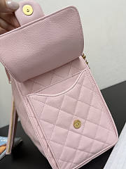 Chanel Medium 25C Hobo Bag Pink Caviar Gold 40x30x15cm - 3