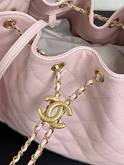 Chanel Medium 25C Hobo Bag Pink Caviar Gold 40x30x15cm - 2