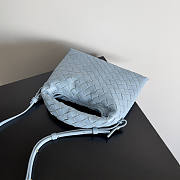 Bottega Veneta Mini Hop Blue Bag 25.5x14.5x11cm - 6