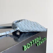 Bottega Veneta Mini Hop Blue Bag 25.5x14.5x11cm - 4