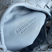 Bottega Veneta Mini Hop Blue Bag 25.5x14.5x11cm - 2