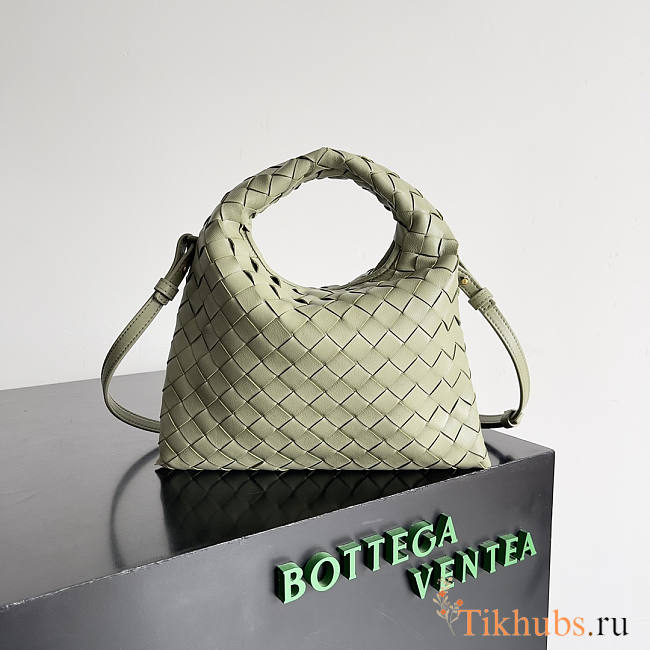 Bottega Veneta Mini Hop Green Bag 25.5x14.5x11cm - 1