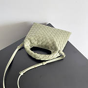 Bottega Veneta Mini Hop Green Bag 25.5x14.5x11cm - 3