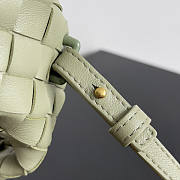 Bottega Veneta Mini Hop Green Bag 25.5x14.5x11cm - 2