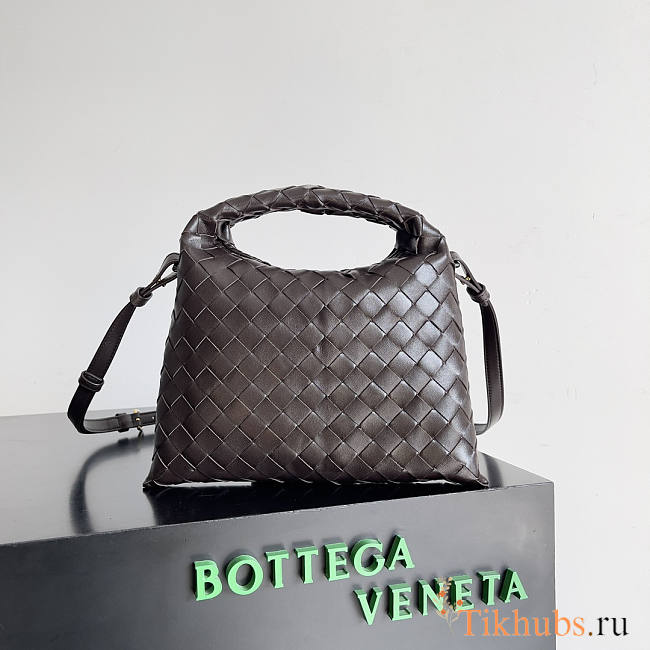 Bottega Veneta Mini Hop Brown Bag 25.5x14.5x11cm - 1