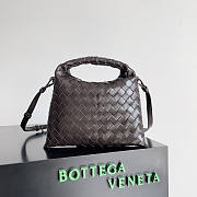 Bottega Veneta Mini Hop Brown Bag 25.5x14.5x11cm - 1