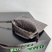 Bottega Veneta Mini Hop Brown Bag 25.5x14.5x11cm - 3