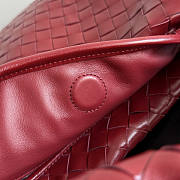 Bottega Veneta Small Hop Bag Red 46x21x10cm - 2
