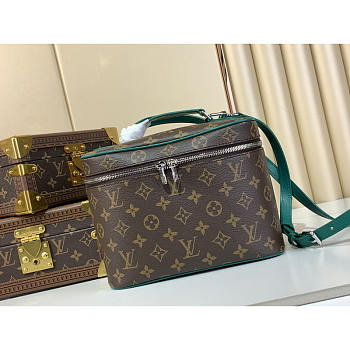 Louis Vuitton LV Nice BB Borneo Green 24x18x14.5cm