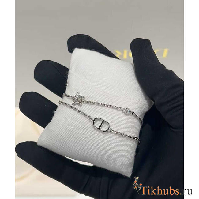 Dior Petit CD Double Bracelet Palladium - 1
