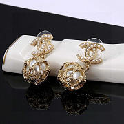 Chanel CC Earrings Light Gold - 4