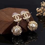 Chanel CC Earrings Light Gold - 2