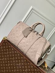 Louis Vuitton LV Keepall Bandoulière 35 Beige 34x21x16cm - 1