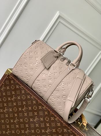 Louis Vuitton LV Keepall Bandoulière 35 Beige 34x21x16cm
