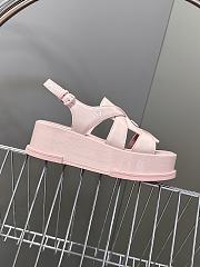 Louis Vuitton LV Maya Flatform Pink Sandal - 2