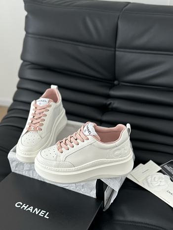 Chanel White Pink Sneaker 03