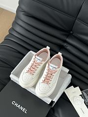 Chanel White Pink Sneaker 03 - 4