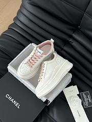 Chanel White Pink Sneaker 03 - 3
